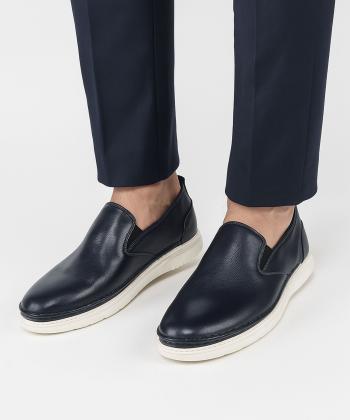 كفش روزمره مردانه چرم طبيعي شيفر مدل 7334B