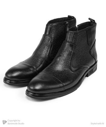 نيم بوت مردانه چرم طبيعي شيفر مدل 7523A