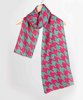 شال زنانه طرح دار زیبو Ziboo مدل AS-SH126