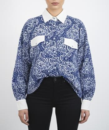 شومیز آستین بلند زنانه چام مدل 2031