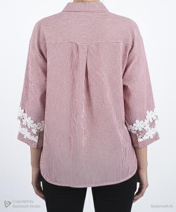 شومیز آستین بلند زنانه چام مدل 2033