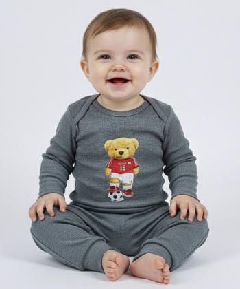 ست بادي و شلوار نوزادی نيل كوك كد AB3831