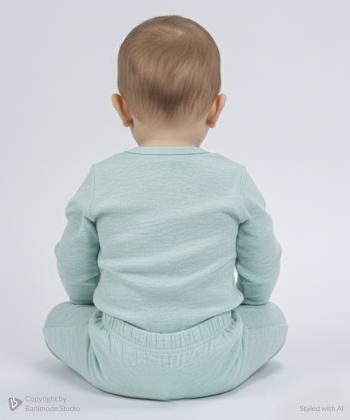 ست بادي و شلوار نوزادی نيل كوك كد AB3831