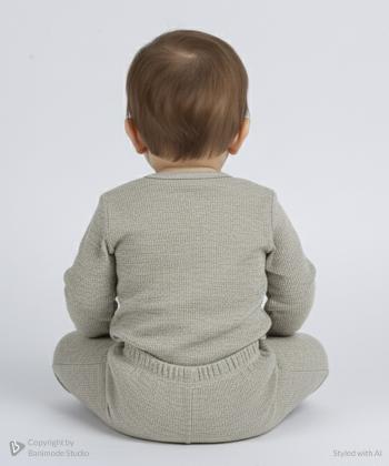 ست بادي و شلوار نوزادی نيل كوك كد AB3831