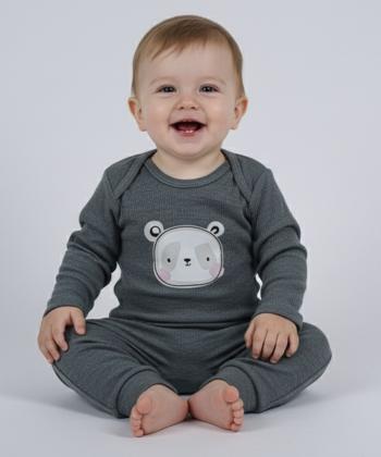 ست بادي و شلوار نوزادی نيل كوك كد AB3841