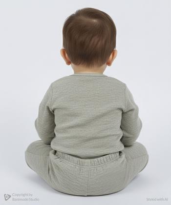 ست بادي و شلوار نوزادی نيل كوك كد AB3841