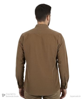 پیراهن آستین بلند مردانه برندس مدل 60453