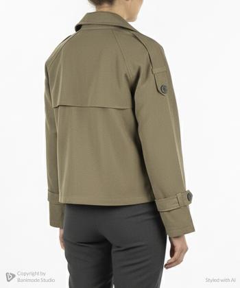 بارانی کوتاه زنانه نارین مد مدل 795