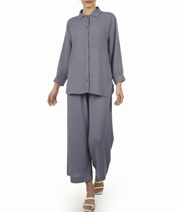 ست مانتو و شلوار زنانه نارين مد كد 611