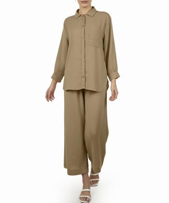 ست مانتو و شلوار زنانه نارين مد كد 611