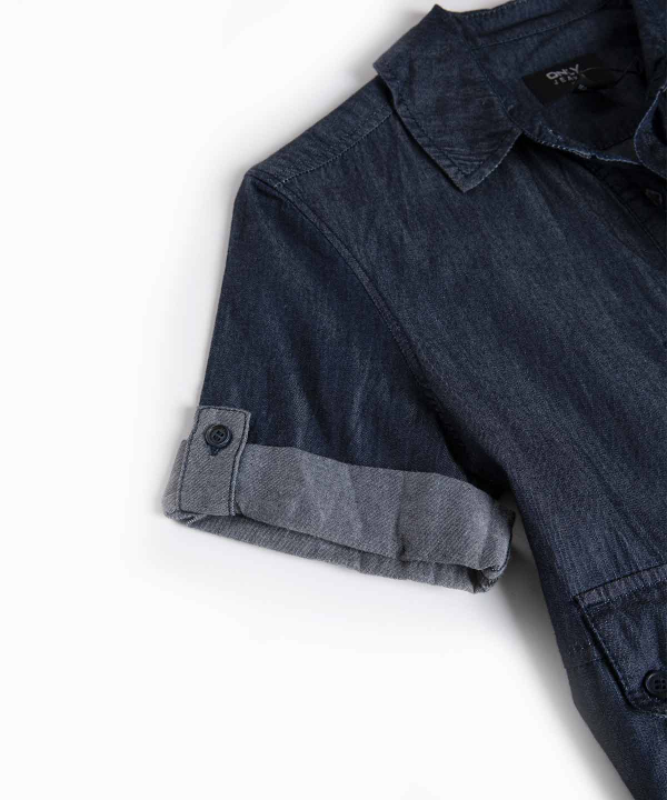 پیراهن جین زنانه اونلی Only مدل Pocket Denim Shirt