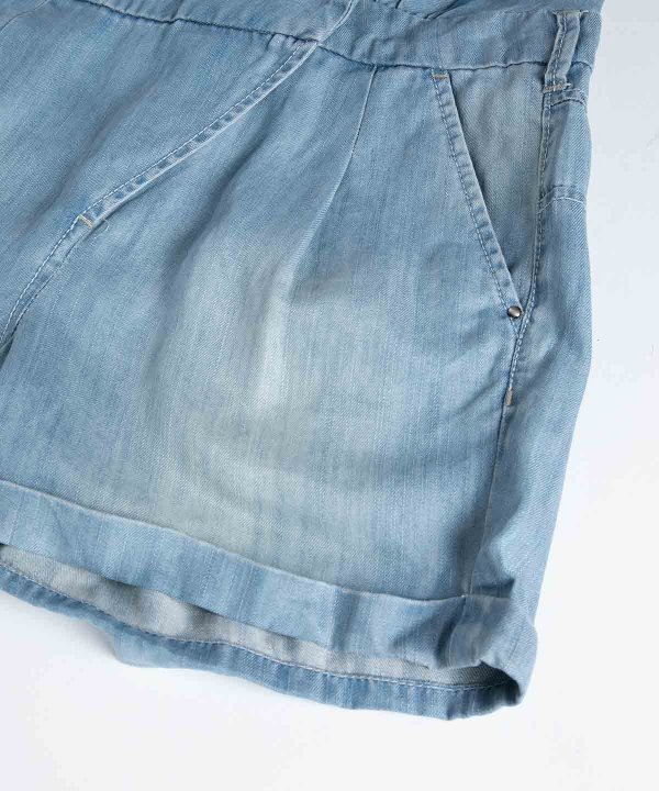 سرهمی کوتاه زنانه اونلی Only مدل Key Denim