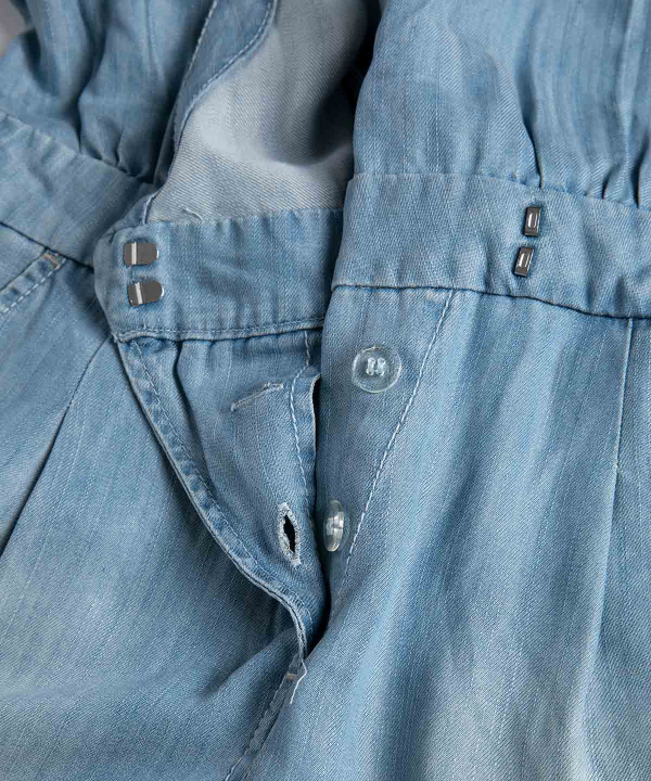 سرهمی کوتاه زنانه اونلی Only مدل Key Denim