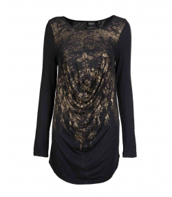 بلوز مجلسی برند پی لس Brand Payless مدل Metalic Print Jersey