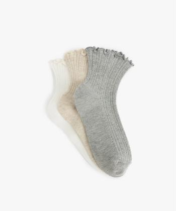 جوراب ساق كوتاه زنانه كوتون كد 6WAK80638AA