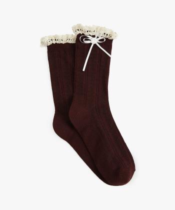 جوراب ساق بلند زنانه كوتون كد 6WAK80552AA