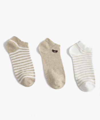 جوراب ساق كوتاه زنانه كوتون كد 6WAK80635AA