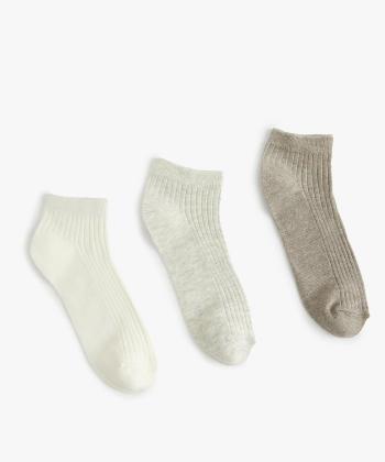 جوراب ساق كوتاه زنانه كوتون كد 6WAK80636AA