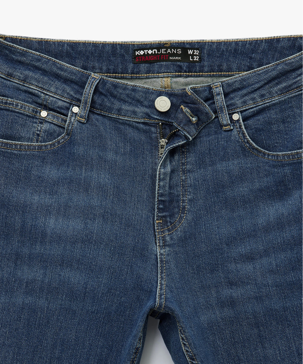 شلوار جين مردانه كوتون كد 6WAM40005ND-1