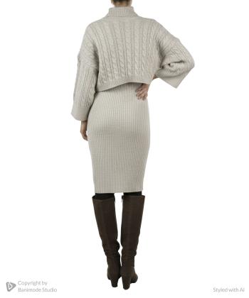 ست پلیور و پیراهن زنانه برندس مدل 9442