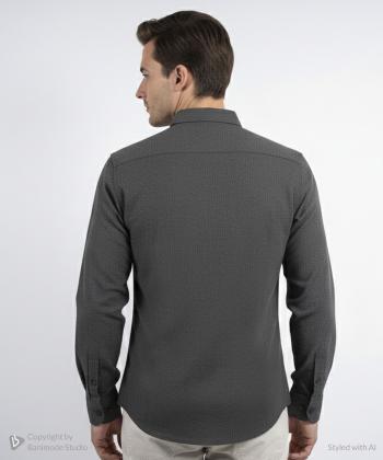 پیراهن آستین بلند مردانه زاگرس مدل 10300461