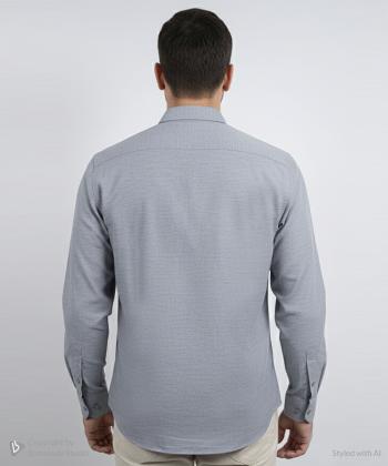 پیراهن آستین بلند مردانه زاگرس مدل 10300293