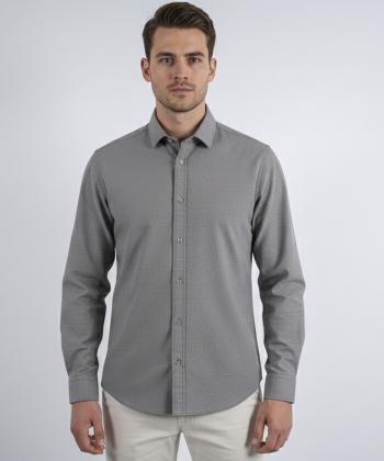 پیراهن آستین بلند مردانه زاگرس مدل 10300298