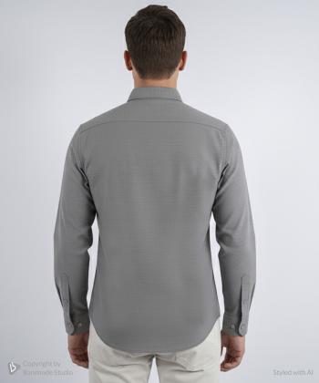پیراهن آستین بلند مردانه زاگرس مدل 10300298
