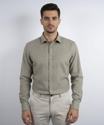 پیراهن آستین بلند مردانه زاگرس مدل 10300474