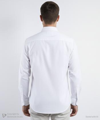 پیراهن آستین بلند مردانه زاگرس مدل 10300221