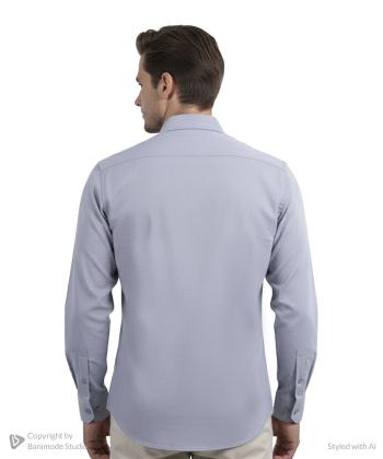 پیراهن آستین بلند مردانه زاگرس مدل 10300156