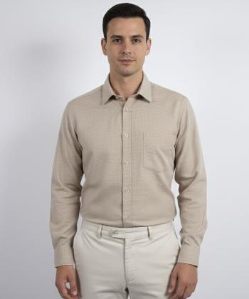 پیراهن آستین بلند مردانه زاگرس مدل 10300150