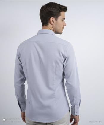 پیراهن آستین بلند مردانه زاگرس مدل 10300281