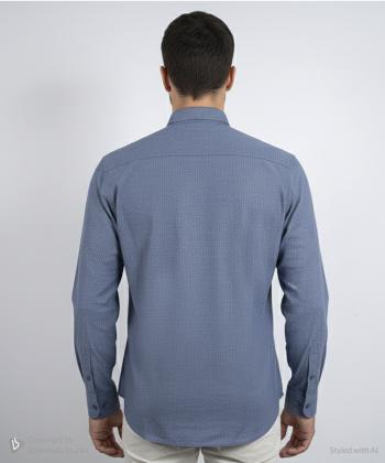 پیراهن آستین بلند مردانه زاگرس مدل 10300150