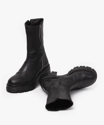 نیم بوت چرم طبیعی زنانه آرتمن مدل آيشا 7