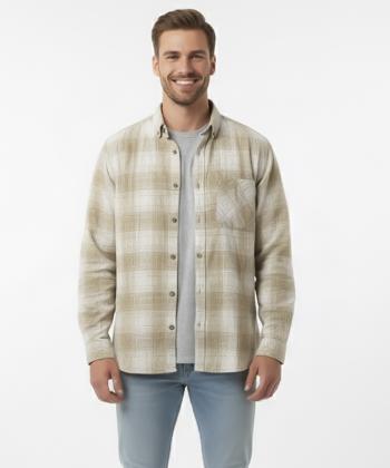 پيراهن آستين بلند مردانه ال سي وايكيكي كد W533426Z8