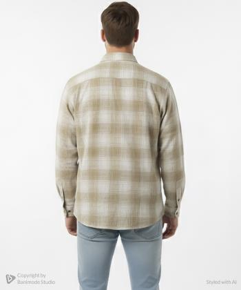 پيراهن آستين بلند مردانه ال سي وايكيكي كد W533426Z8