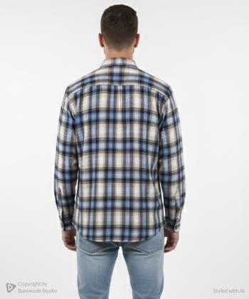 پيراهن آستين بلند مردانه ال سي وايكيكي كد W549428Z8