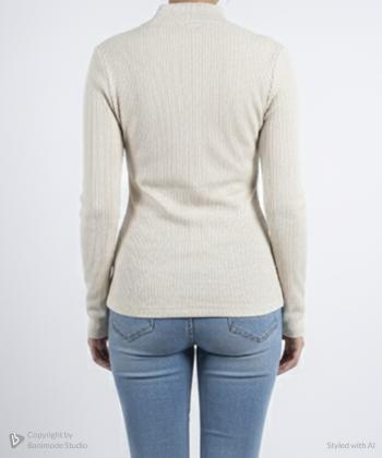 تيشرت آستين بلند زنانه ال سي وايكيكي كد W589646Z8