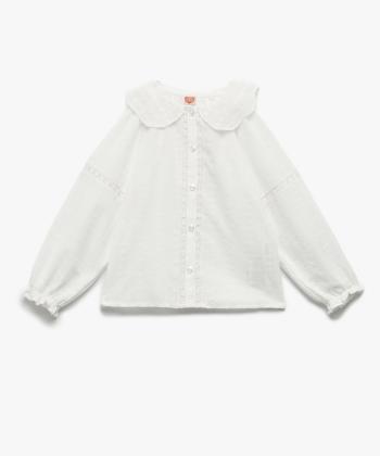 شومیز آستین بلند نوزاد دخترانه کوتون کد 6WMG60005AW