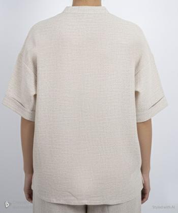 شومیز آستین کوتاه زنانه آر ان اس مدل 11272438