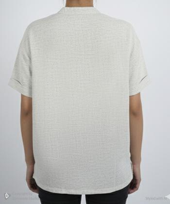 شومیز آستین کوتاه زنانه آر ان اس مدل 11272438