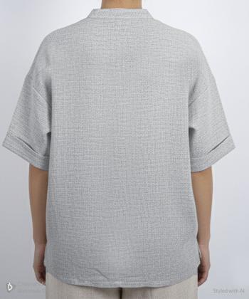 شومیز آستین کوتاه زنانه آر ان اس مدل 11272438