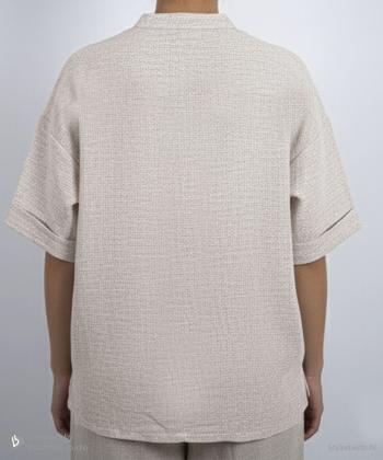 شومیز آستین کوتاه زنانه آر ان اس مدل 11272438