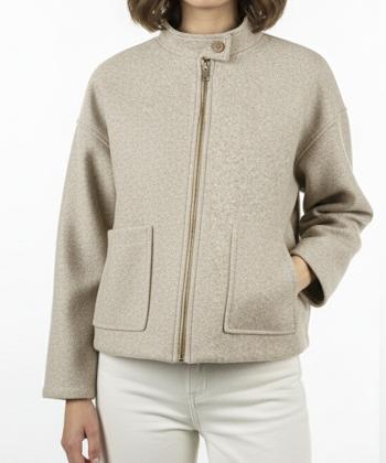 پالتو کوتاه زنانه پينكي مدل 1296