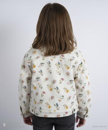 شومیز کتان دخترانه ملورینا مدل 42105