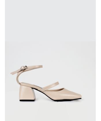 کفش پاشنه دار زنانه چرم وگن آرتمن مدل امبر