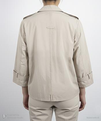 بارانی کوتاه زنانه پينكي مدل 1266