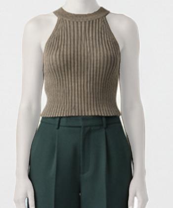 تاپ زنانه پینکی مدل 5526