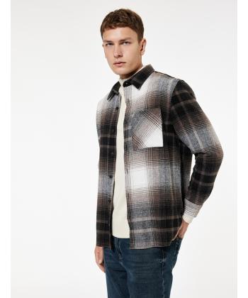 پيراهن آستين بلند مردانه كوتون كد 6WAM60068HW